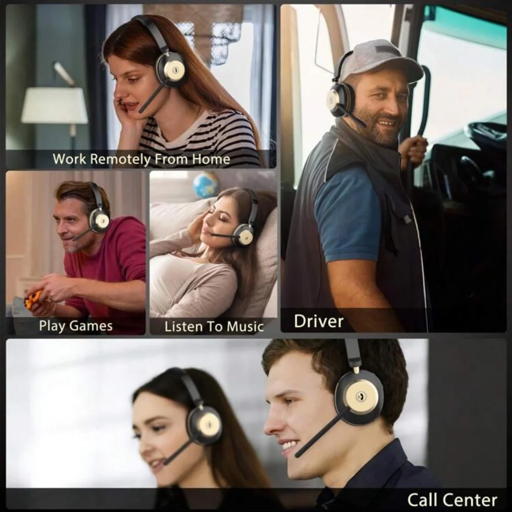 Black Wireless Headset
